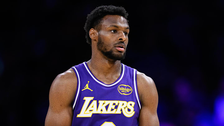 Los Angeles Lakers guard Bronny James