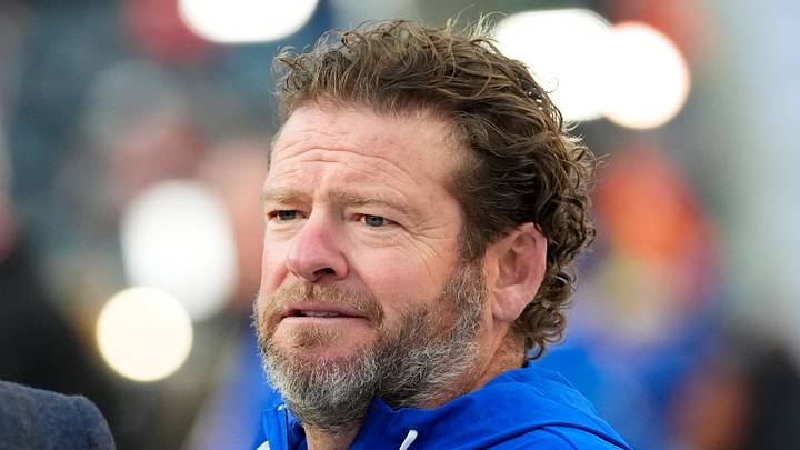 Seattle Seahawks general manager John Schneider looks on