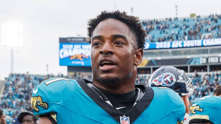 Jan 4, 2026; Jacksonville, Florida, USA; Jacksonville Jaguars linebacker Ventrell Miller (51) after the game against the Tennessee Titans at EverBank Stadium. Mandatory Credit: Morgan Tencza-Imagn Images Jan 4, 2026; Jacksonville, Florida, USA; Jacksonville Jaguars linebacker Ventrell Miller (51) after the game against the Tennessee Titans at EverBank Stadium. Mandatory Credit: Morgan Tencza-Imagn Images