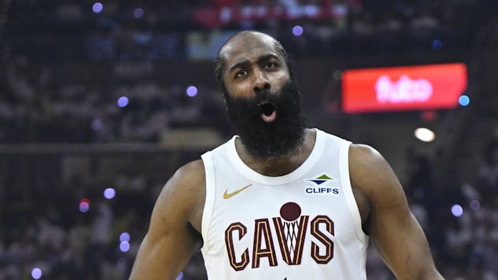 Cleveland Cavaliers guard James Harden (1)