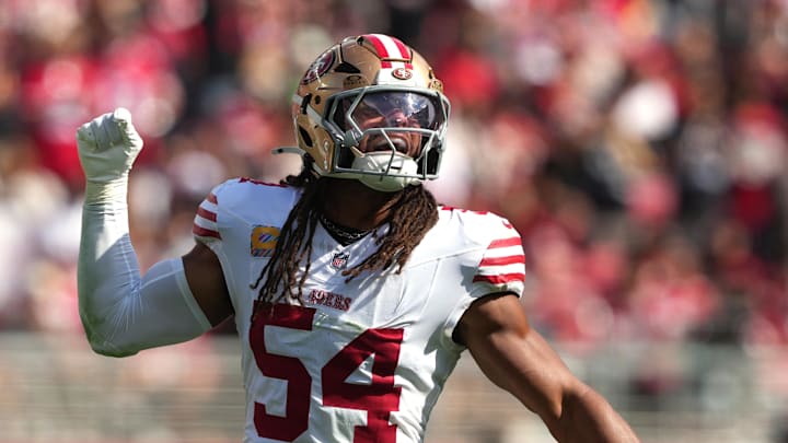 San Francisco 49ers middle linebacker Fred Warner