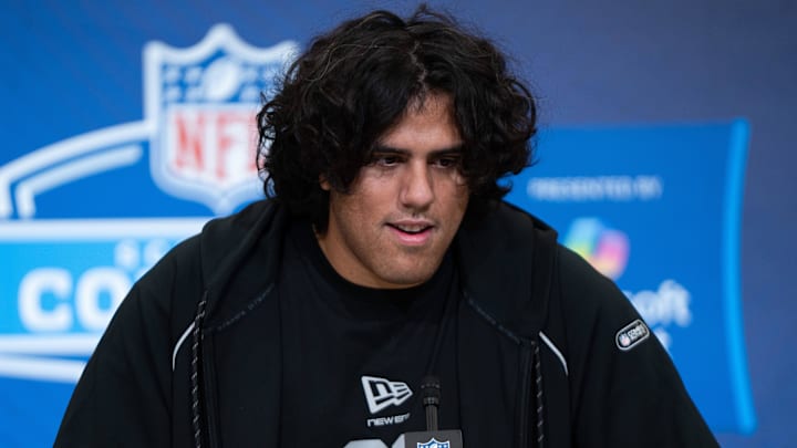 Utah offensive lineman Spencer Fano Utah offensive lineman Spencer Fano