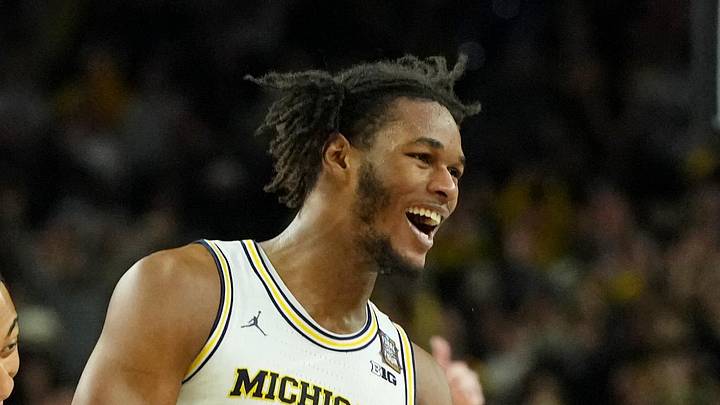 Michigan Wolverines forward Morez Johnson Jr. (21) Michigan Wolverines forward Morez Johnson Jr. (21)