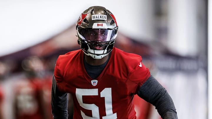 Buccaneers OLB David Walker courtesy of the Tampa Bay Buccaneers: Tori Richman/ Kyle Zedaker