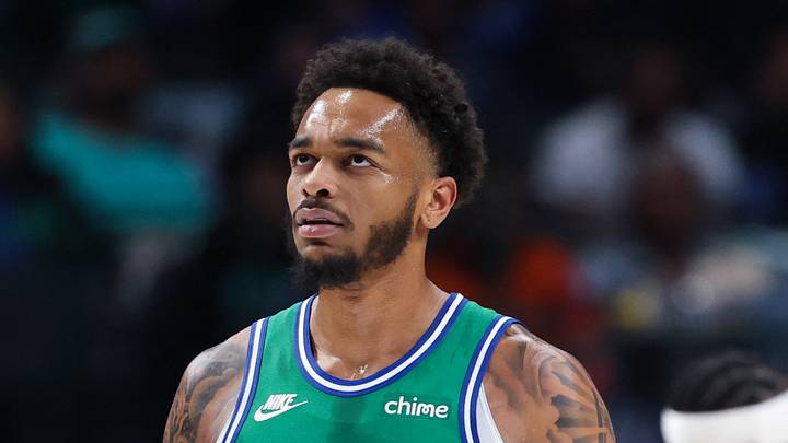 Nov 10, 2025; Dallas, Texas, USA; Dallas Mavericks forward P.J. Washington (25) reacts against the Milwaukee Bucks during the first quarter at American Airlines Center. Mandatory Credit: Kevin Jairaj-Imagn Images Nov 10, 2025; Dallas, Texas, USA; Dallas Mavericks forward P.J. Washington (25) reacts against the Milwaukee Bucks during the first quarter at American Airlines Center. Mandatory Credit: Kevin Jairaj-Imagn Images