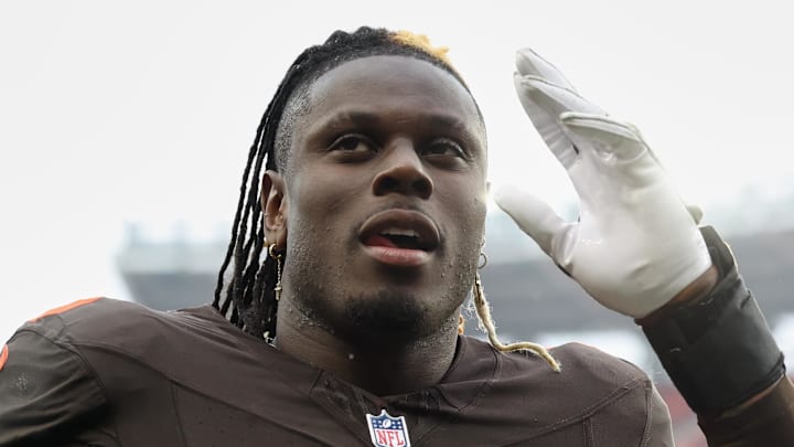 Cleveland Browns tight end David Njoku Cleveland Browns tight end David Njoku