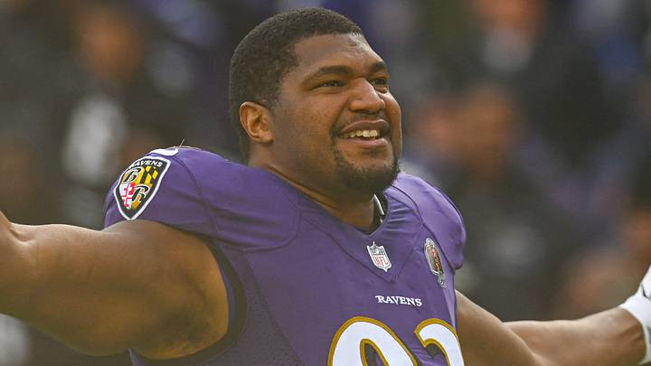 Baltimore Ravens defensive tackle Calais Campbell
