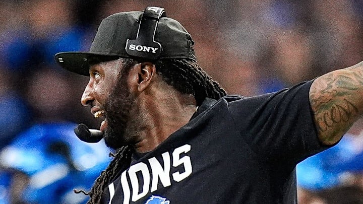 Detroit Lions defensive coordinator Kelvin Sheppard