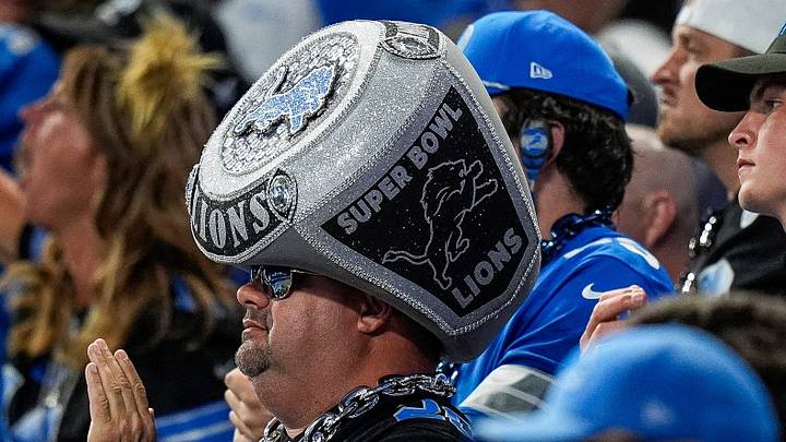Detroit Lion fans cheer on against Los Angeles Rams during the second half at Ford Field in Detroit back in 2024 Detroit Lion fans cheer on against Los Angeles Rams during the second half at Ford Field in Detroit back in 2024
