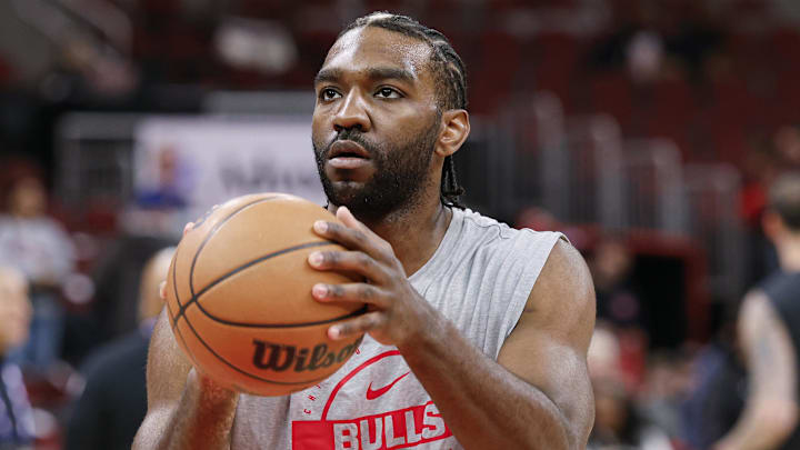 Feb 19, 2026; Chicago, Illinois, USA; Chicago Bulls forward Patrick Williams (44) warms up before an NBA game against the Toronto Raptors at United Center. Mandatory Credit: Kamil Krzaczynski-Imagn Images Feb 19, 2026; Chicago, Illinois, USA; Chicago Bulls forward Patrick Williams (44) warms up before an NBA game against the Toronto Raptors at United Center. Mandatory Credit: Kamil Krzaczynski-Imagn Images