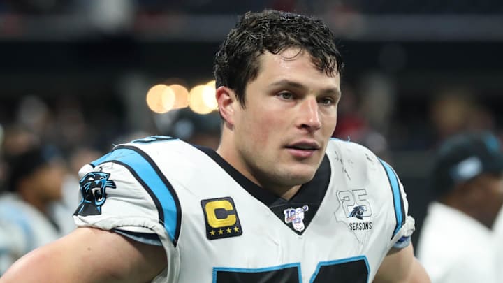 Former Carolina Panther Luke Kuechly has high praise for a top Bucs draft target.