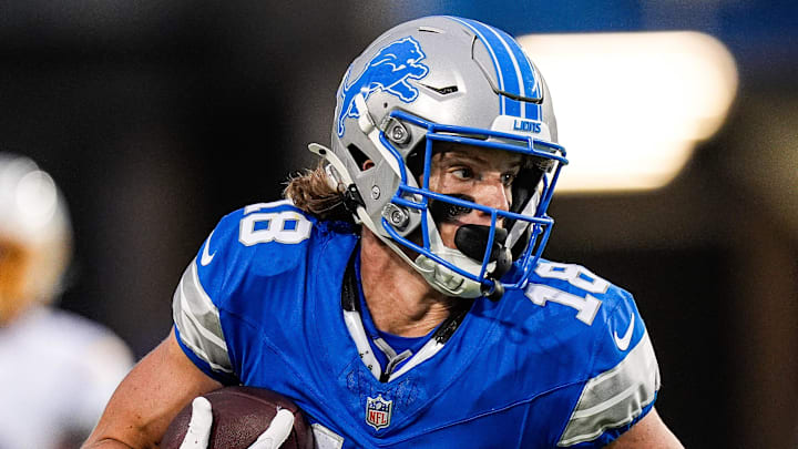 Detroit Lions wide receiver Isaac TeSlaa