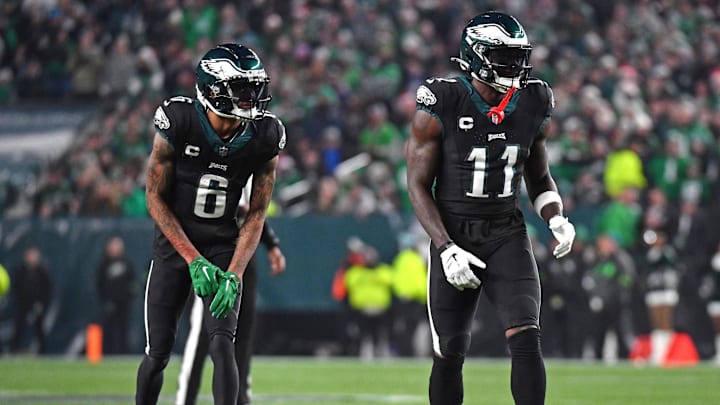 DeVonta Smith, A.J. Brown, Philadelphia Eagles