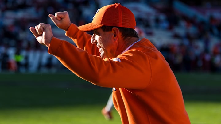 Clemson head coach Dabo Swinney has two National Championships and nine ACC titles to his credit, but is not considered one of the Top 10 head coaches in the game at this time.