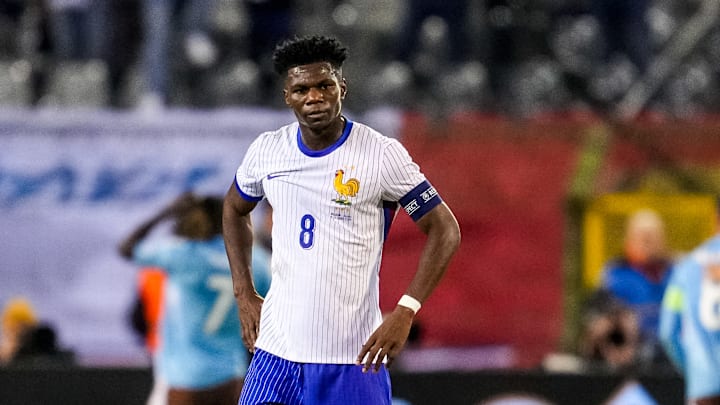 Aurélien Tchouaméni était le capitaine des Bleus pendant ce rassemblement 
