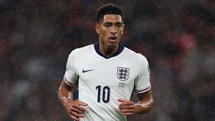 Jude Bellingham has struggled for minutes in an England shirt this year.