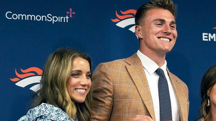 Bo Nix and his wife Izzy Nix. Bo Nix and his wife Izzy Nix.