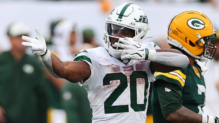 New York Jets running back Breece Hall New York Jets running back Breece Hall