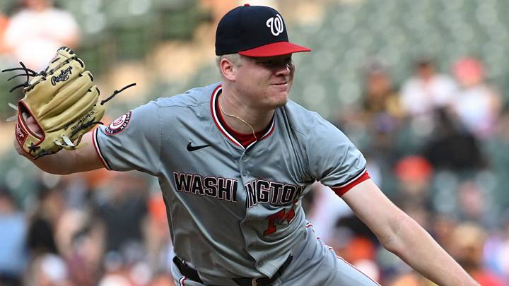 Washington Nationals starting pitcher DJ Herz Washington Nationals starting pitcher DJ Herz