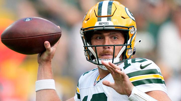 Sean Clifford is shown during the 2025 preseason.