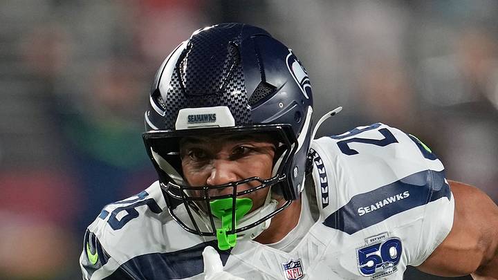 Seattle Seahawks running back Zach Charbonnet rushes the ball against the San Francisco 49ers. Seattle Seahawks running back Zach Charbonnet rushes the ball against the San Francisco 49ers.