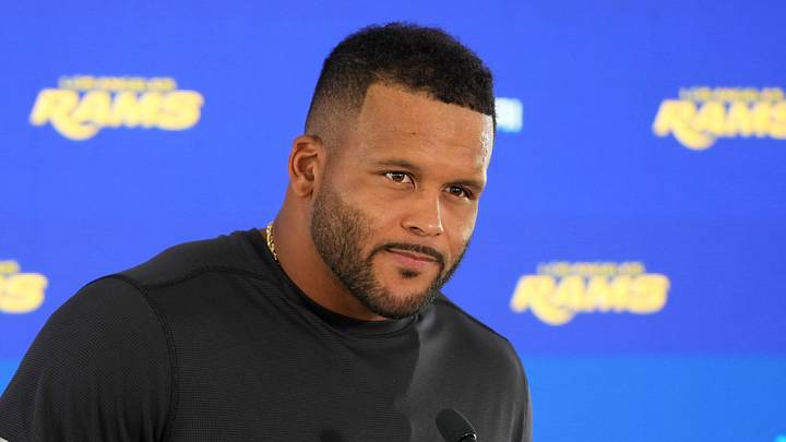 Los Angeles Rams defensive end Aaron Donald Los Angeles Rams defensive end Aaron Donald