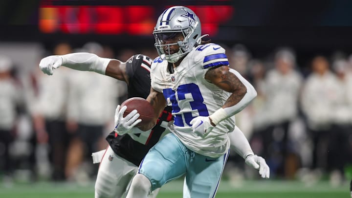 Cowboys running back Rico Dowdle is a fantasy sleeper pick in Week 13. 