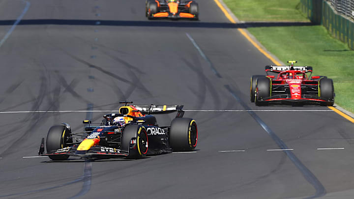 Max Verstappen, Red Bull, Carlos Sainz Jr., Ferrari, Formula 1