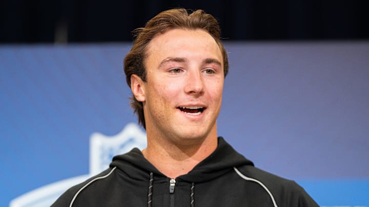 New York Jets quarterback Cade Klubnik