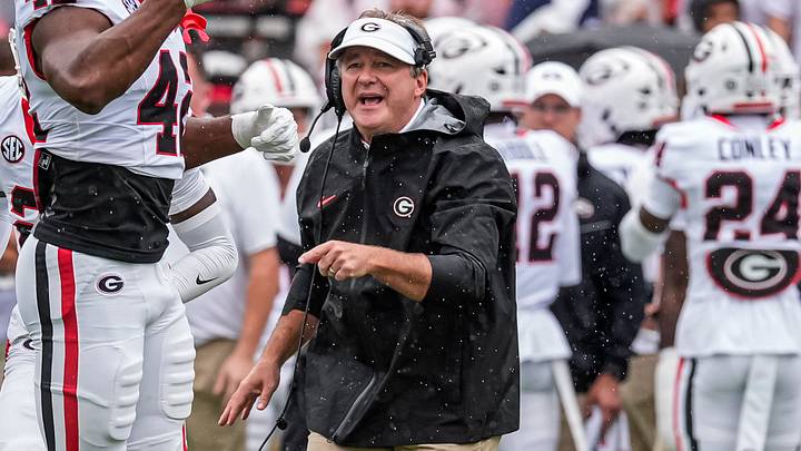 Georgia Football coach Kirby Smart. Georgia Football coach Kirby Smart.
