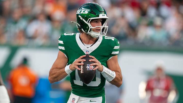 New York Jets quarterback Cade Klubnik