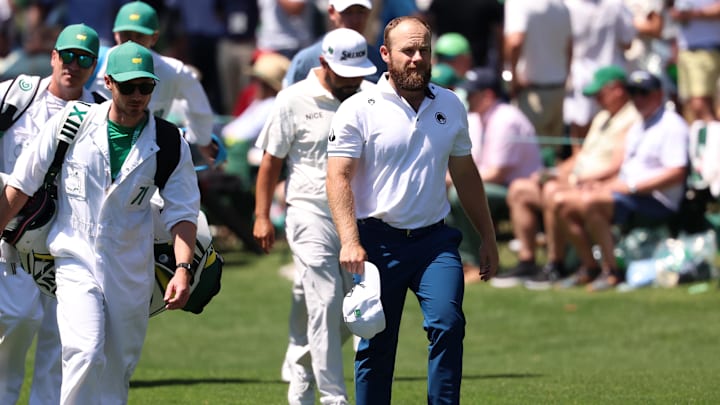 Tyrrell Hatton shot a 6-under 66 on Friday at Augusta. Tyrrell Hatton shot a 6-under 66 on Friday at Augusta.