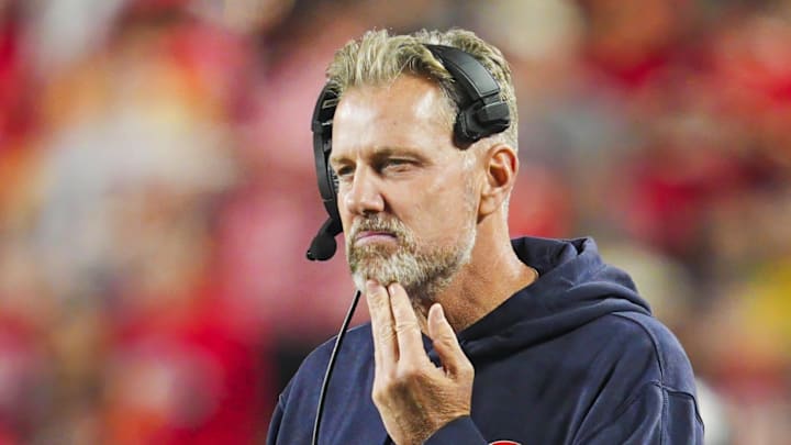 Chicago Bears head coach Matt Eberflus