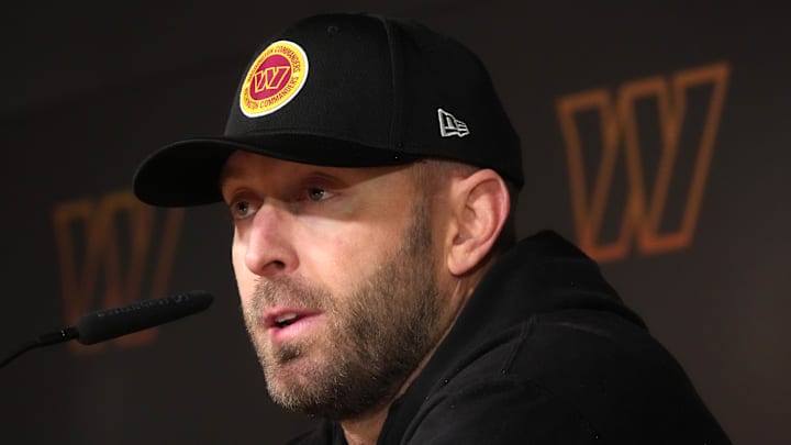 Washington Commanders offensive coordinator Kliff Kingsbury Washington Commanders offensive coordinator Kliff Kingsbury