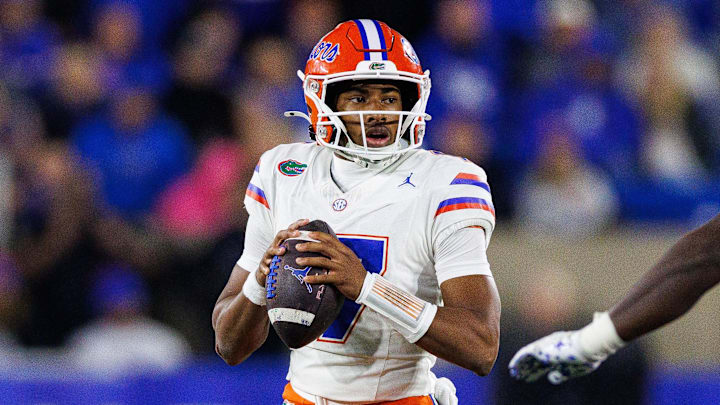 Florida Gators quarterback Tramell Jones Jr. will compete to be the starter in 2026. Florida Gators quarterback Tramell Jones Jr. will compete to be the starter in 2026.