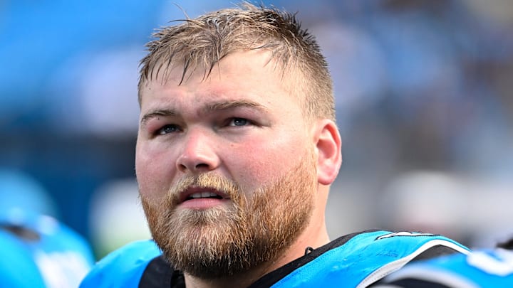 Former Carolina Panthers center Cade Mays