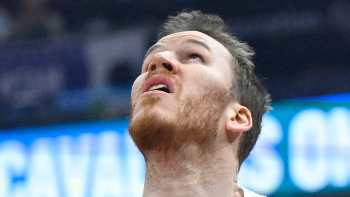 Toronto Raptors center Jakob Poeltl and Cleveland Cavaliers center Jarrett Allen. Toronto Raptors center Jakob Poeltl and Cleveland Cavaliers center Jarrett Allen.