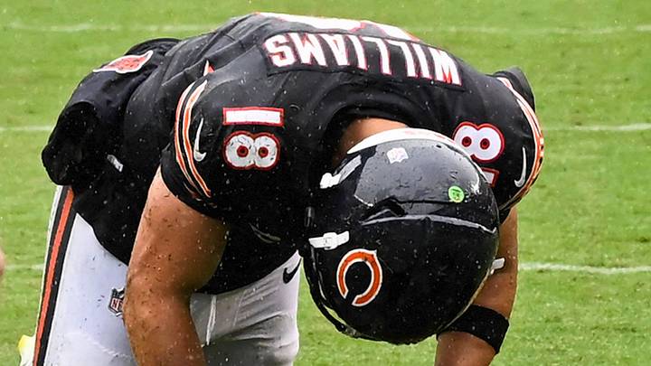 Chicago Bears quarterback Caleb Williams