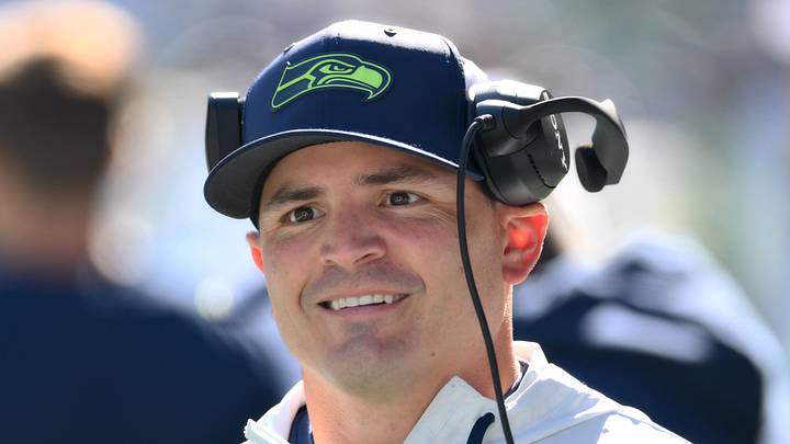 Seattle Seahawks head coach Mike Macdonald is seen before a game