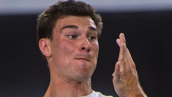 Indiana quarterback Fernando Mendoza