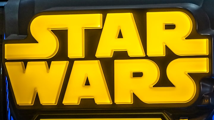 Star Wars video game logo seen during the festival.
