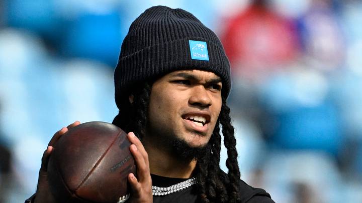 Carolina Panthers running back Jonathon Brooks (Bob Donnan-Imagn Images)