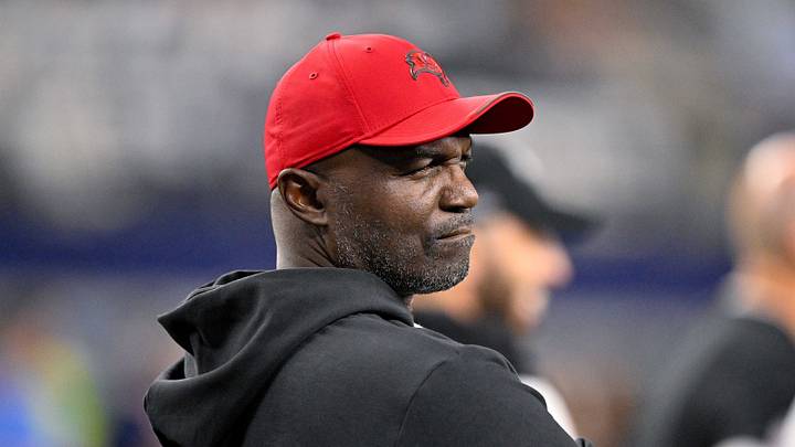 Tampa Bay Buccaneers head coach Todd Bowles looks on before the game between the Cowboys and the Buccaneers Tampa Bay Buccaneers head coach Todd Bowles looks on before the game between the Cowboys and the Buccaneers