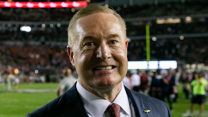 Florida State University Athletic Director Michael Alford poses for a portrait before kickoff of the game between the Seminoles and the Clemson Tigers at Doak Campbell Stadium on Saturday, Oct. 15, 2022.

Alford005