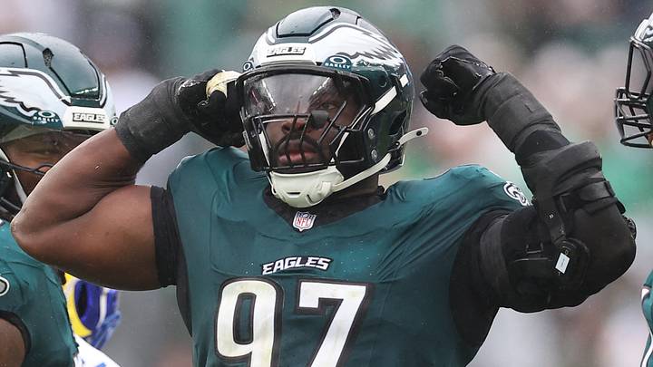Moro Ojomo could be a popular trade target if the Eagles become sellers at the NFL trade deadline. Moro Ojomo could be a popular trade target if the Eagles become sellers at the NFL trade deadline.