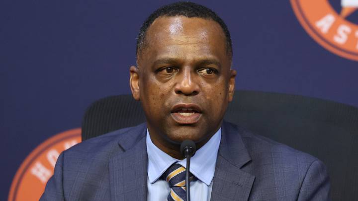 Houston Astros general manager Dana Brown speaks at a press conference at Daikin Park. Mandatory Credit: Troy Taormina-Imagn Images Houston Astros general manager Dana Brown speaks at a press conference at Daikin Park. Mandatory Credit: Troy Taormina-Imagn Images