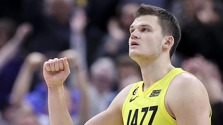 Jan 13, 2023; Salt Lake City, Utah, USA; Utah Jazz center Walker Kessler (24) reacts to a play against the Orlando Magic in the last minute of the game at Vivint Arena. Mandatory Credit: Rob Gray-Imagn Images Jan 13, 2023; Salt Lake City, Utah, USA; Utah Jazz center Walker Kessler (24) reacts to a play against the Orlando Magic in the last minute of the game at Vivint Arena. Mandatory Credit: Rob Gray-Imagn Images