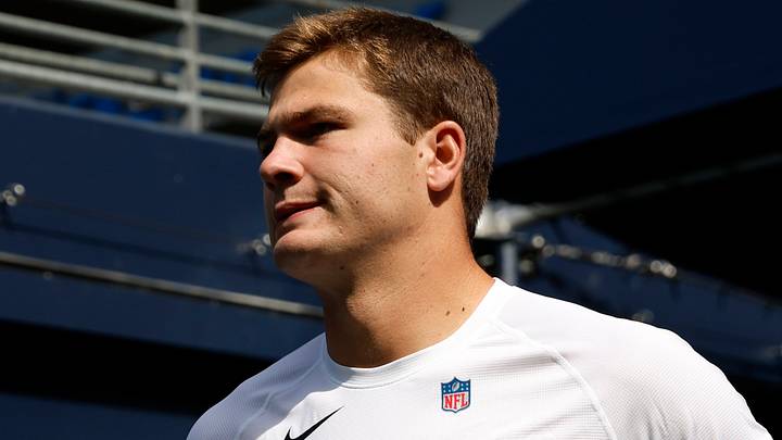 Sep 9, 2026; Seattle, Washington, USA;  New England Patriots quarterback Drake Maye (10) enters the field for warm ups before the game against the Seattle Seahawks at Lumen Field.  Mandatory Credit: Joe Nicholson-Imagn Images