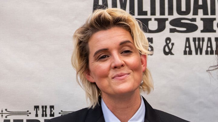 Brandi Carlile stands for a photo during the Americana Music Honors Brandi Carlile stands for a photo during the Americana Music Honors