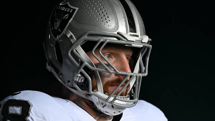 Dec 14, 2025; Philadelphia, Pennsylvania, USA; Las Vegas Raiders defensive end Maxx Crosby (98) in the tunnel against the Philadelphia Eagles at Lincoln Financial Field. Mandatory Credit: Eric Hartline-Imagn Images Dec 14, 2025; Philadelphia, Pennsylvania, USA; Las Vegas Raiders defensive end Maxx Crosby (98) in the tunnel against the Philadelphia Eagles at Lincoln Financial Field. Mandatory Credit: Eric Hartline-Imagn Images